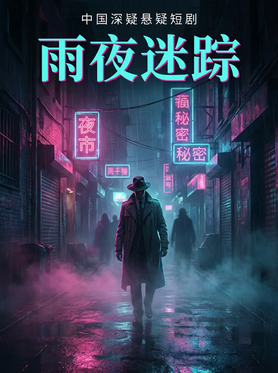 学妹影视 悬疑追踪短剧 - 雨夜迷踪海报